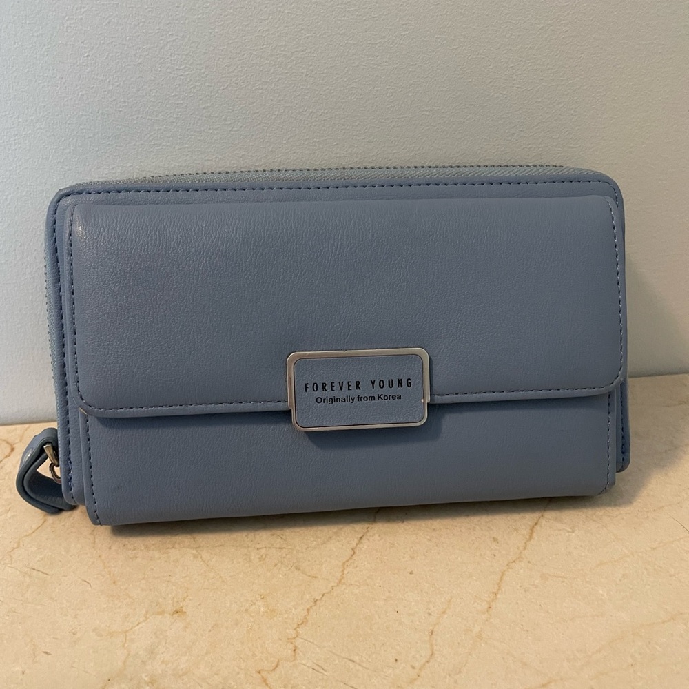 Forever Young Light Blue Wallet